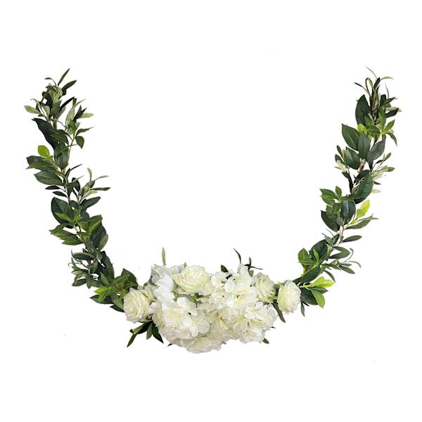 Mixed Peony & Greenery Floral Garland, 72"