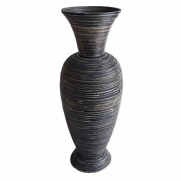 Blue Bamboo Vase, 29"