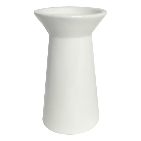 Ty Pennington White Ceramic Vase, 6"