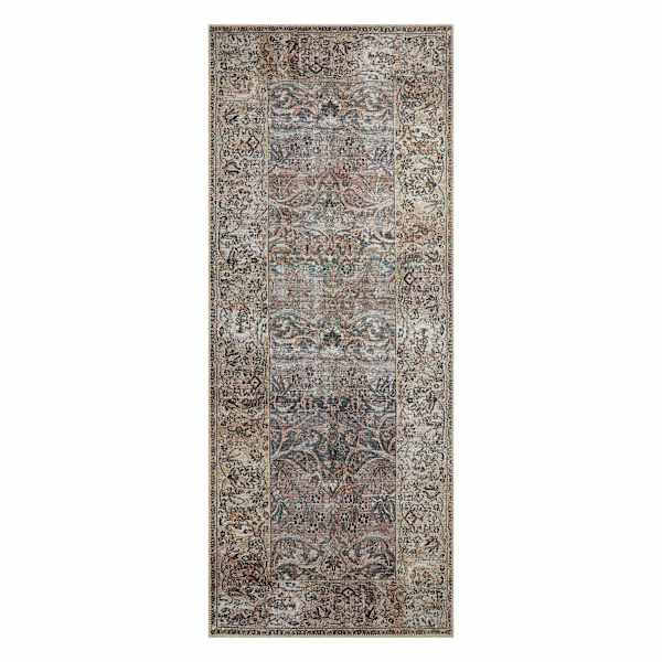 Multicolor Opal Traditional Border Runner, 2x5