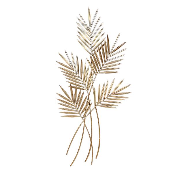 Metallic Palm Wall Decor, 22x43