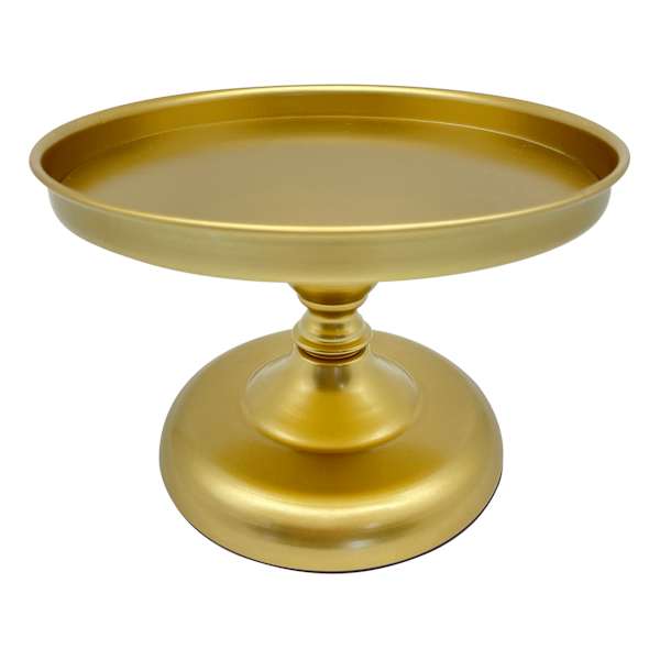 Gold Round Wedding Cake Stand