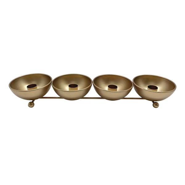 Honeybloom Metal Taper Candle Holder Centerpiece, 22"