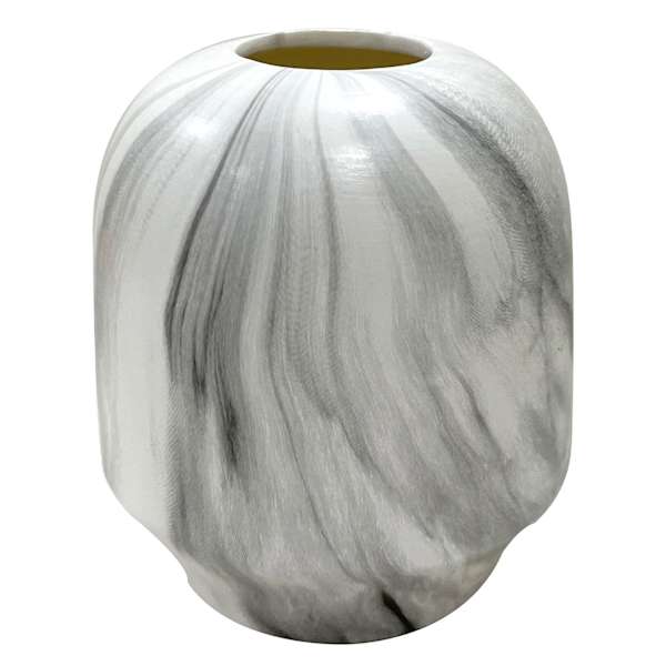 Providence Marbled Ceramic Vase, 4.3"