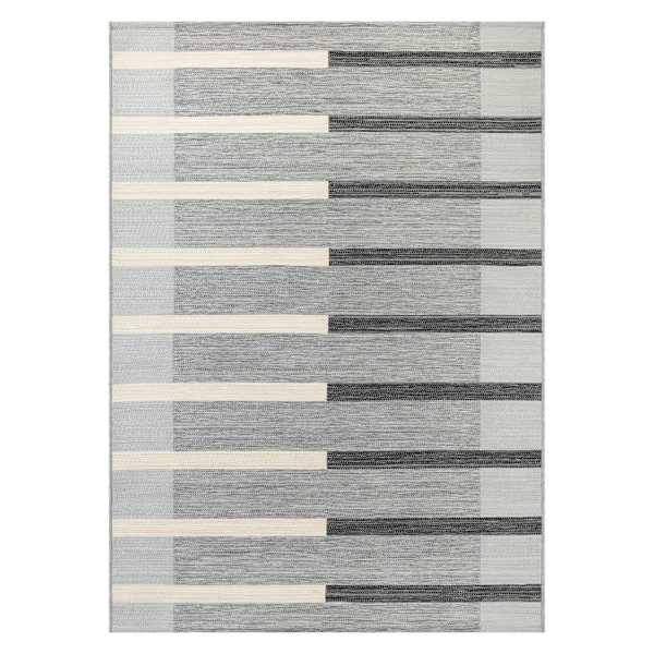 (E461) Laila Ali Jasper Flatweave Area Rug, 5x7