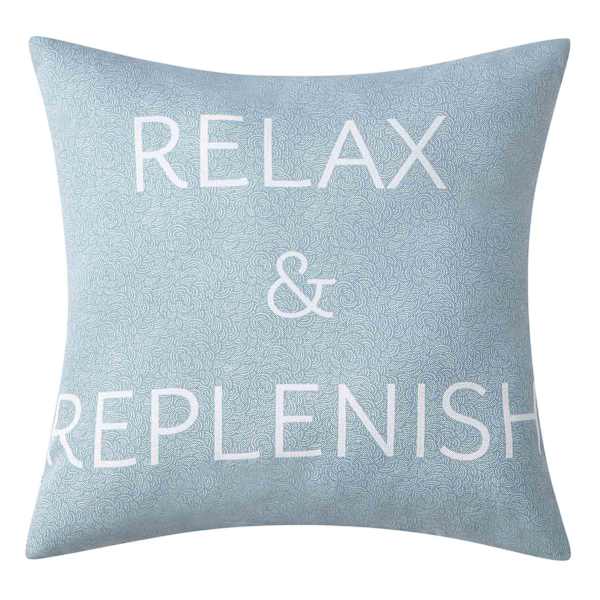 Found & Fable Relax & Replenish Square Outdoor Throw Pillow, 16"