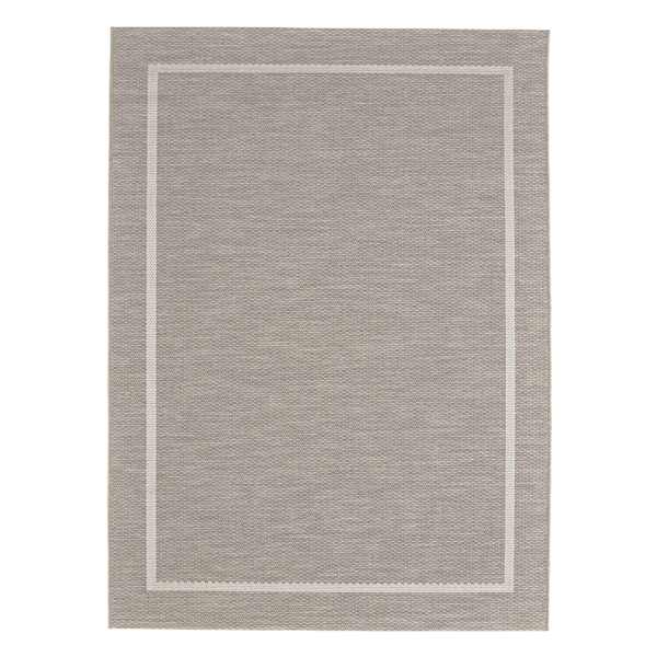 (E198) Honeybloom Prisma Ivory Border Indoor & Outdoor Accent Rug, 3x5
