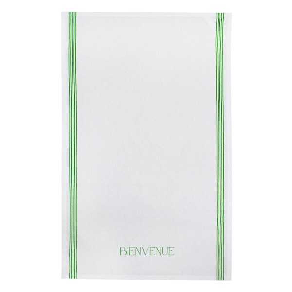 Bistro Green Bienvenue Kitchen Towel