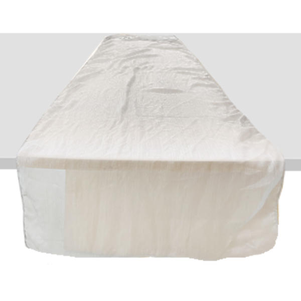 Silver Chiffon Wedding Table Runner