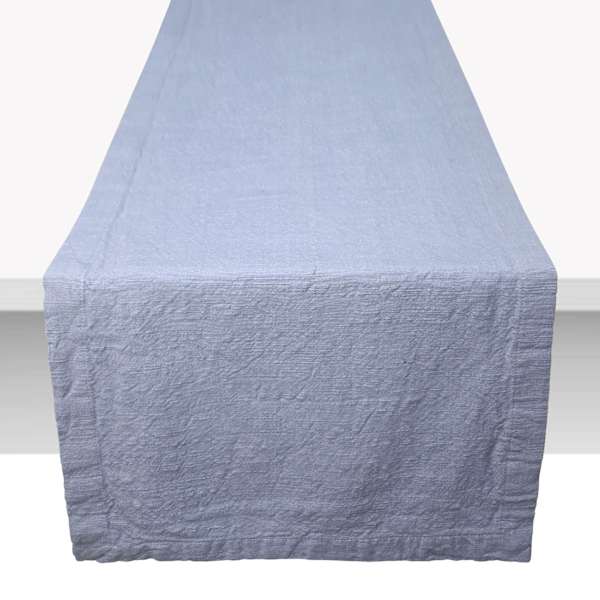 Honeybloom Infinity Blue Table Runner, 72"