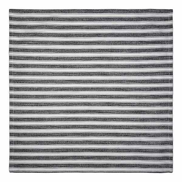 Honeybloom Ash Striped Cloth Napkins