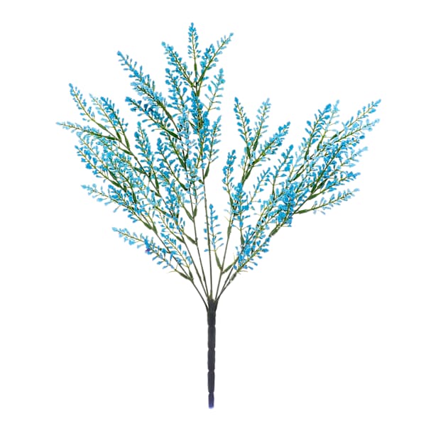 7-Head Blue Astilbe Floral Bush, 19"