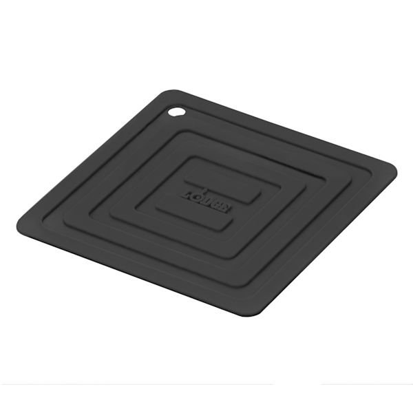 Lodge Black Silicone Square Pot Holder, 6"