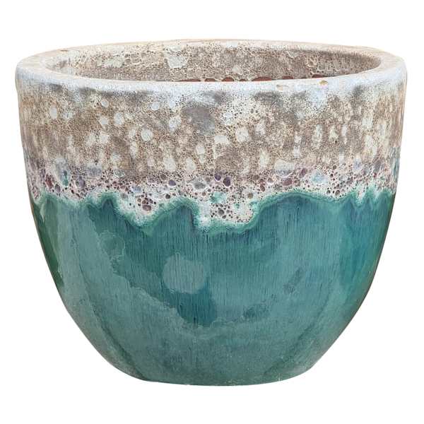 Aqua Granite Outdoor Planter, Medium