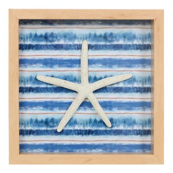 Ty Pennington Blue Framed Star Fish, 8"