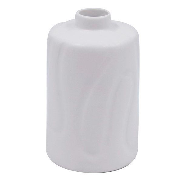 Found & Fable White Ceramic Vase, 5"