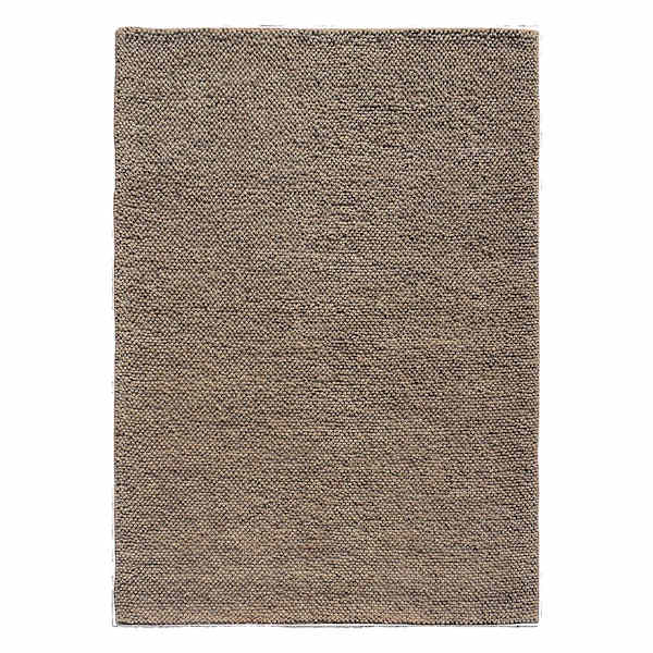 (B770) Gravel Beige Textured Area Rug, 5x7