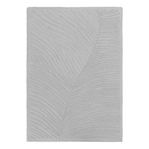 (A482) Crosby St. Neutral Palm Area Rug, 5x7