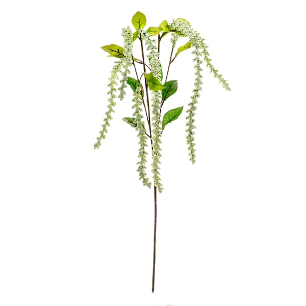 White Hanging Berry Stem, 38"