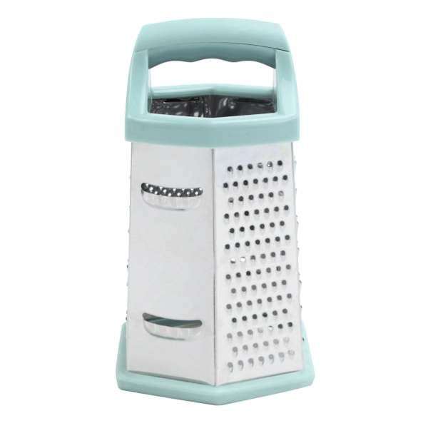 6-Sided Cheese Grater, Light Teal