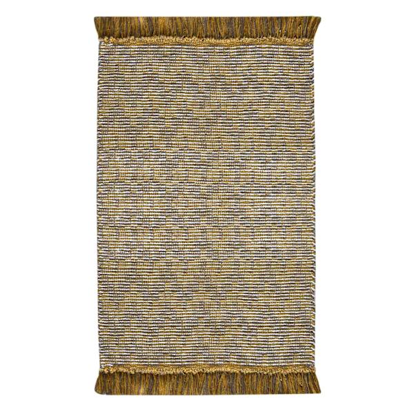 Honeybloom Yellow Jute & Chenille Accent Rug, 27x45