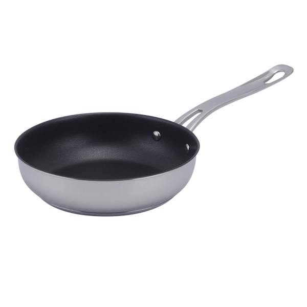 Bistro Non-Stick Stainless Steel Fry Pan, 12"