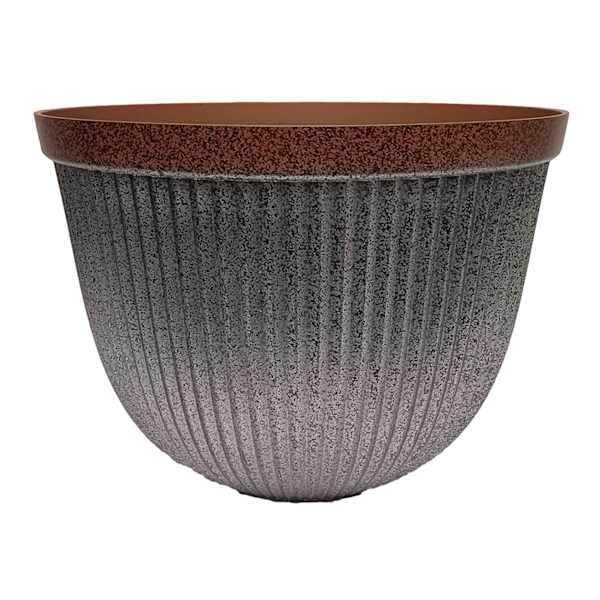 Southlake Galvanized Outdoor Planter, Medium
