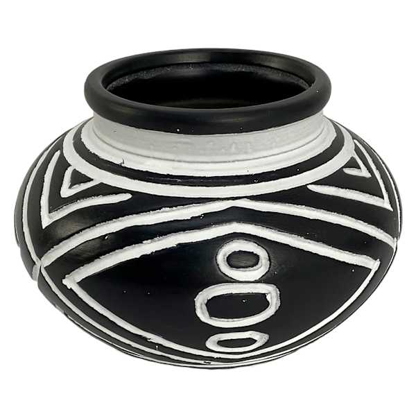 Tracey Boyd Black & White Ceramic Vase, 5"