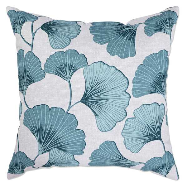 Found & Fable Zen Leaf Square Outdoor Throw Pillow, 16"