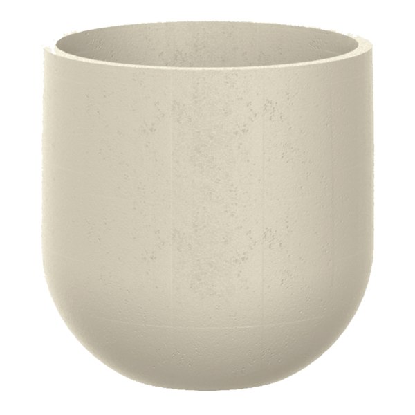 Japi Rustic Sandstone Cask Outdoor Planter, Small