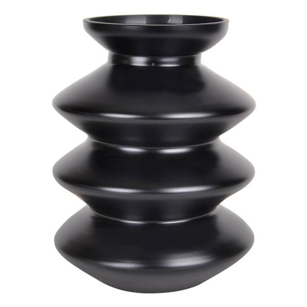 Tracey Boyd Matte Back Tier Glass Vase, 8"