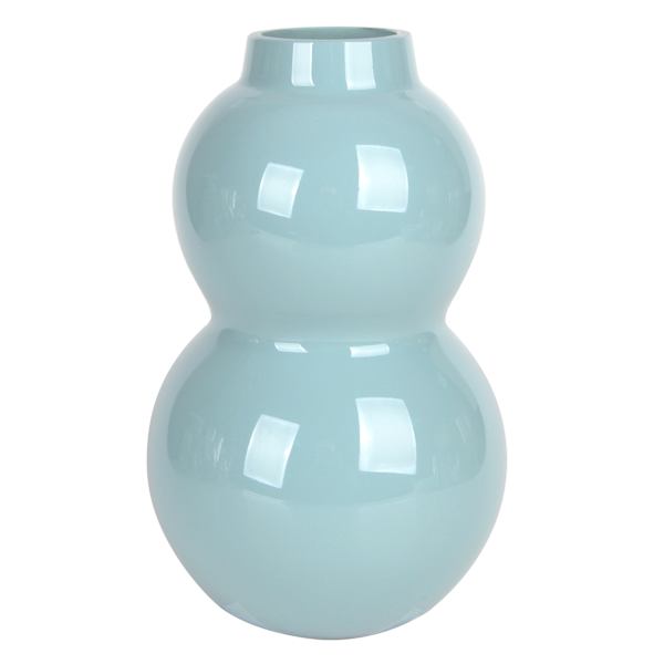 Found & Fable Celadon Green Glass Vase, 9"