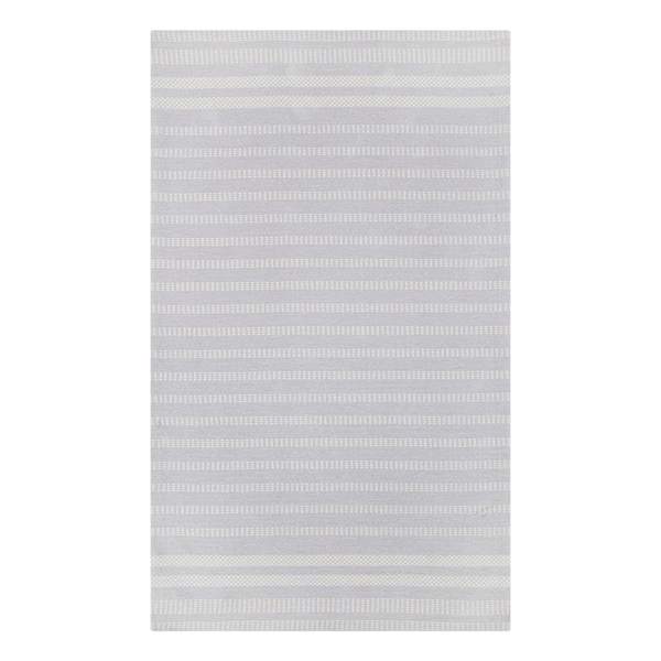 Tiny Dreamers Camden Grey Striped Accent Rug, 3x5