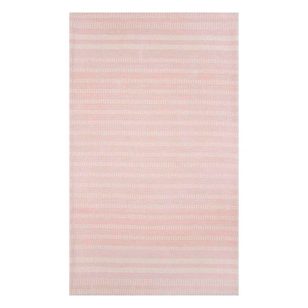 Tiny Dreamers Camden Pink Striped Accent Rug, 3x5