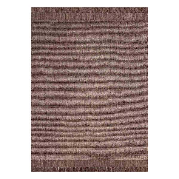 (A486) Found & Fable Ava Red Loomed Area Rug, 5x7