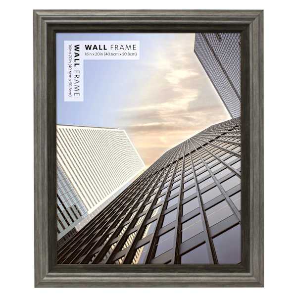 Silver with Black Inner Poster Wall Frame, 16x20