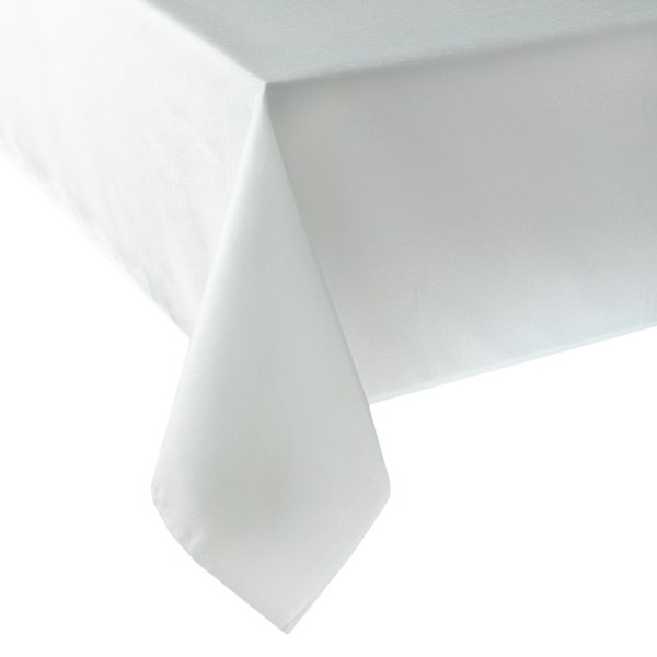 Faro White Tablecloth, 60x84