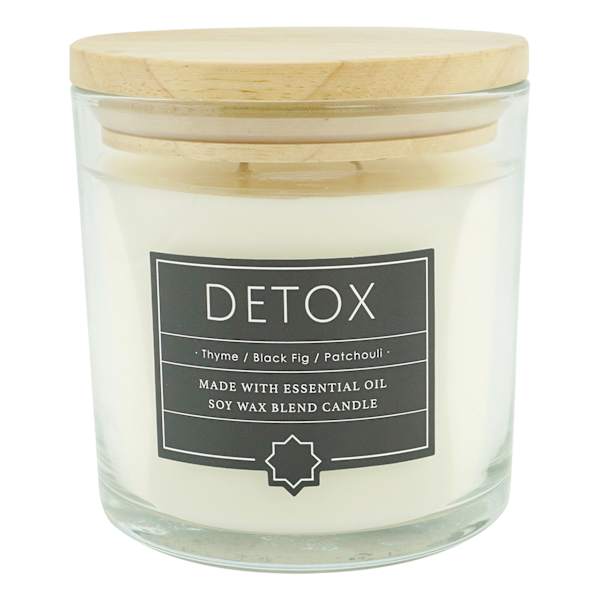 Found & Fable Detox Scented Glass Jar Candle, 13oz