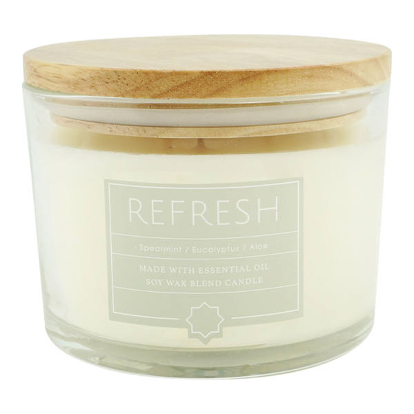 Found & Fable Refresh Scented Jar Candle, 16oz