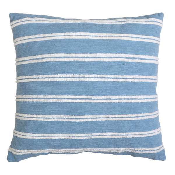 Providence Ellie Light Blue Striped Throw Pillow, 20"