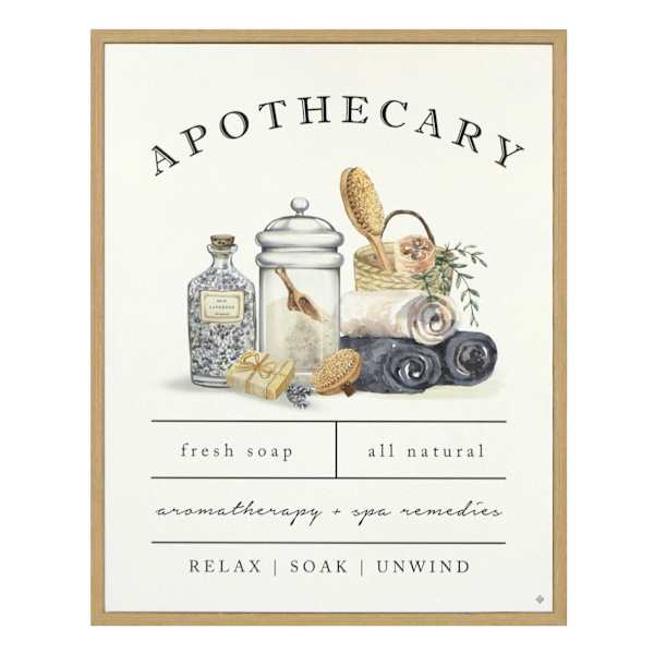 Apothecary Wall Art, 12x15