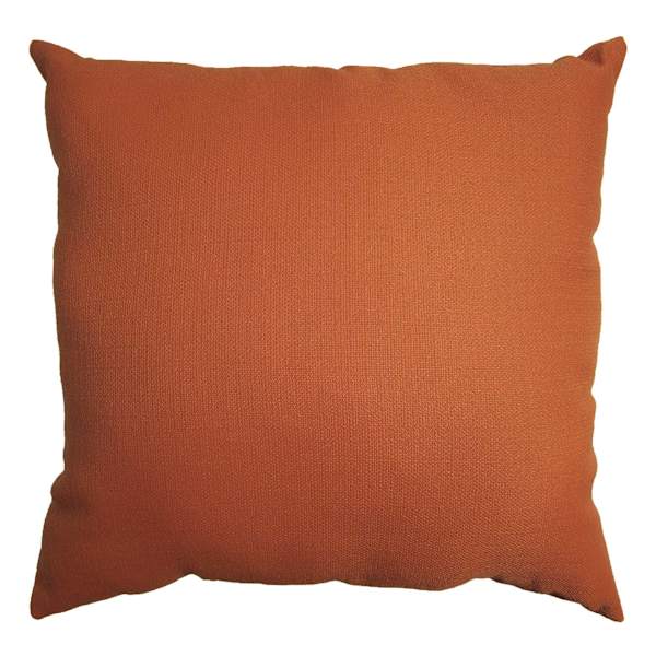 Terracotta Square Oversized Outdoor Throw Pillow, 20"