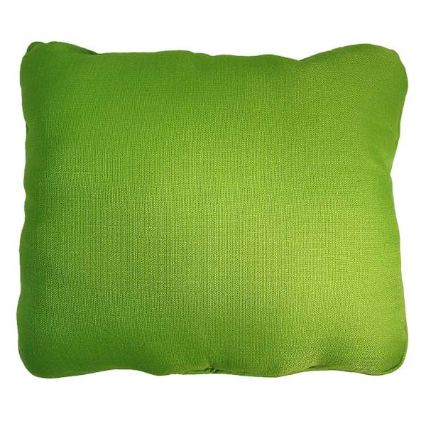 Kiwi Green Canvas Corded Outdoor Back Cushion