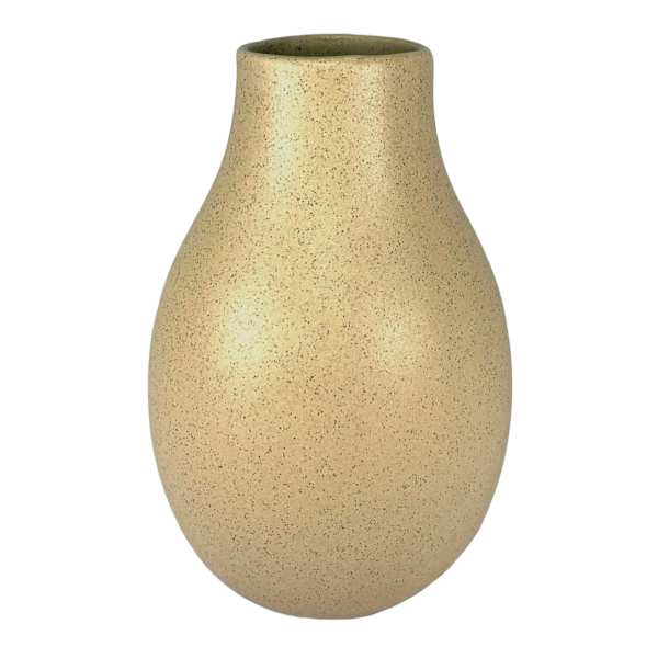 Found & Fable Beige Ceramic Vase, 6"