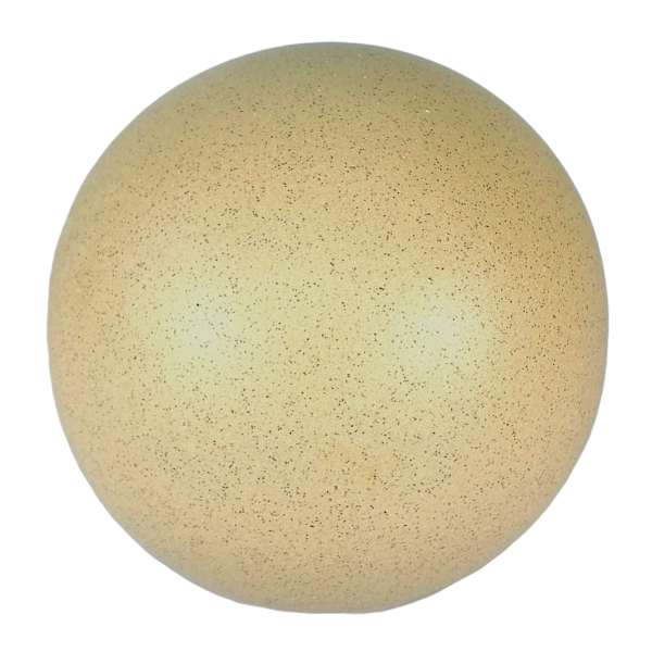 Found & Fable Beige Ceramic Decorative Orb, 4"