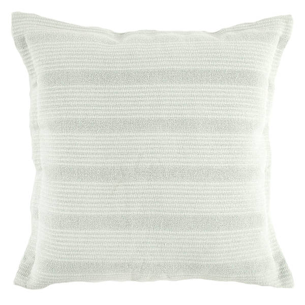River Grey Ribbed Throw Pillow, 20"