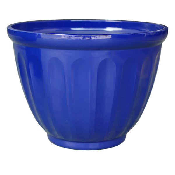 Providence Siena Blue Outdoor Planter, Medium