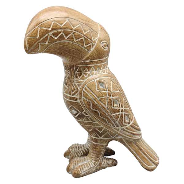Tracey Boyd Carved Toucan Figurine, 5.5"