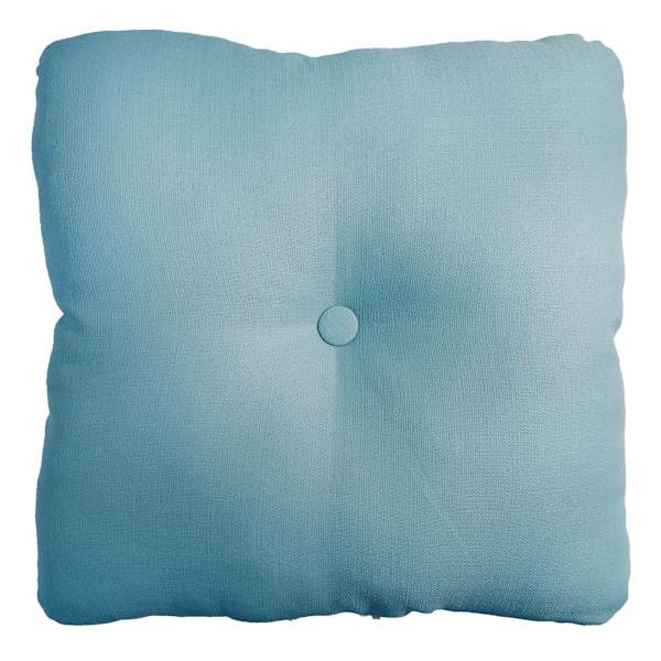 Light Blue Tufted Back Cushion