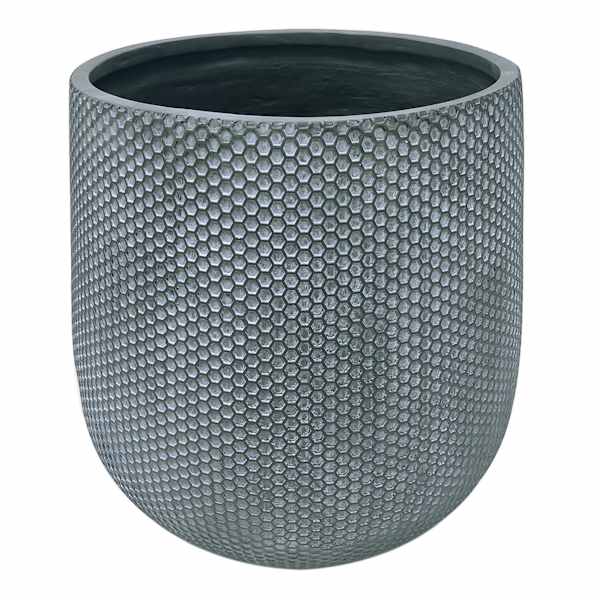 Bingham Jar Brown Fiber Clay Outdoor Planter, Large